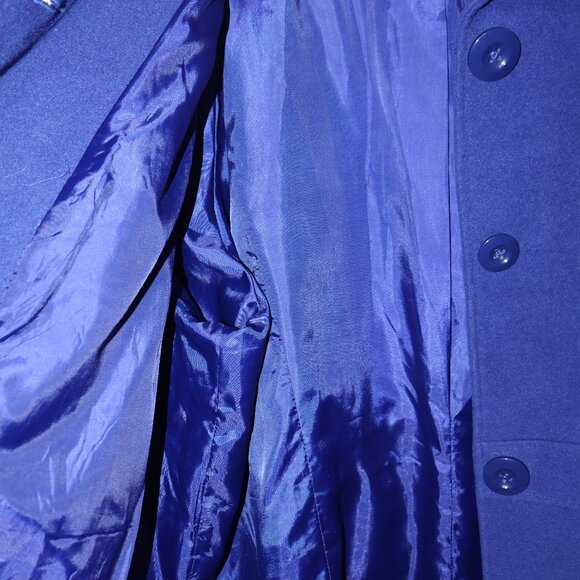Penningtons Royal Blue Button Coat – Women’s Plus Size 3X - Picture 13 of 16